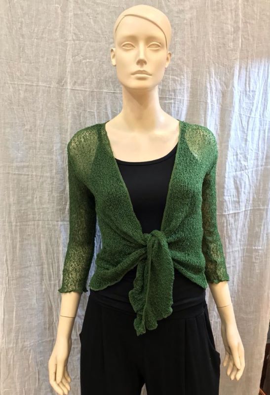 Chaqueta corta verde bosque - Imagen 2