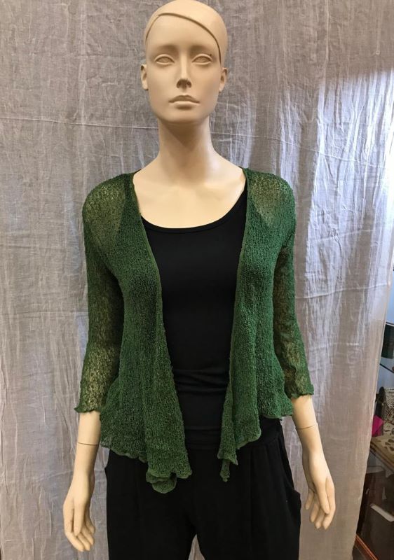 Chaqueta corta verde bosque