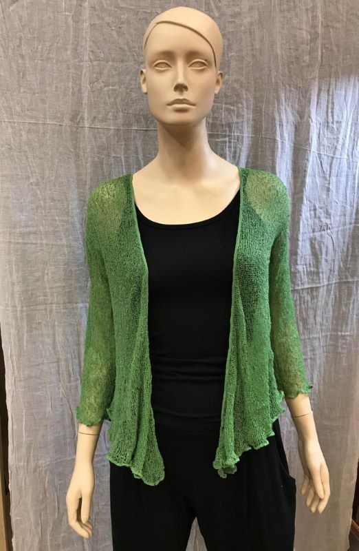 Rebeca de crochet en verde - Imagen 2