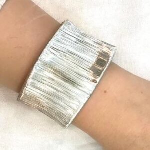 Pulsera hilo plata